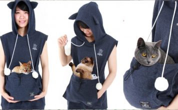 This Amazing Hoodie Lets You Literally Wear Your Cat