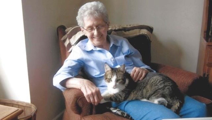 Elderly-Woman-Her-Cat-Inseperable-1