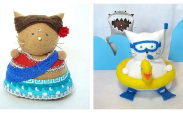 Woman Combines Her Love For Sewing And Cats, And It's Adorable!