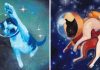"When I Get Tired Of Making Serious Art I Paint Cats In Space"