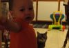 Baby Talks To Her Tabby Cat Friend, And It’s The Sweetest Thing Ever