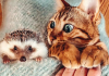 People Are Loving The Adventures of Herbee The Hedgehog and His Best Friend, Audree The Bengal Kitten