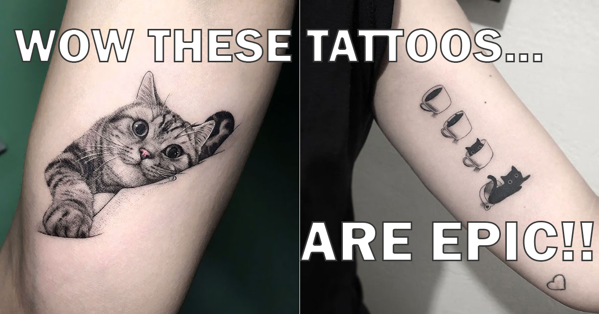 Featured Best Cat Tattoos Fb Catlov