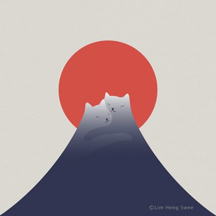 Modern and Minimalist Cat Artwork That Is Purrfect For Cat Lovers | Catlov